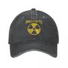 Retro Nuclear Metal Rock Band Baseball Cap Unisex Distressed Cotton Snapback Cap Megadeths Outdoor Workouts Caps Hat
