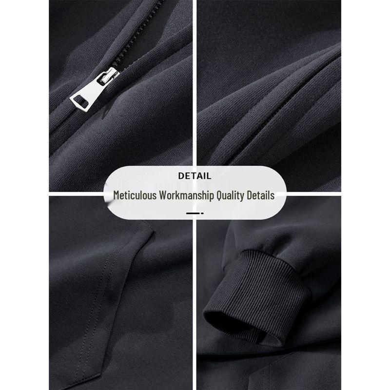 Korejský Oversized Mikinový Svetr s Kapucí pro Ženy - Podzim/Zima Sametový Silný Top v Uvolněném Stylu