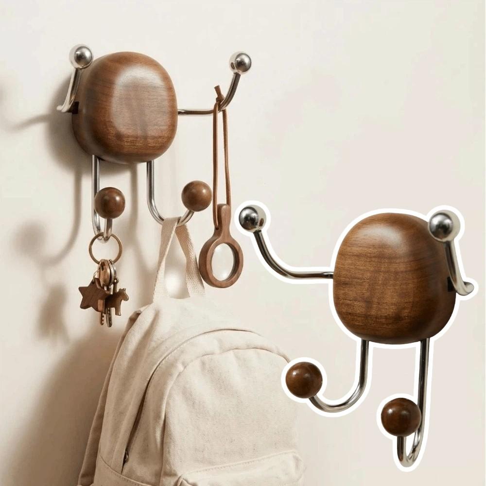 Stainless Steel Wall Mounted Organizer Rustproof Suction Cup Hook Rustic Wall Hook  Entryway