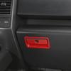 Co-pilot Storage Box Handle Trim Cover For Ford F150 F-150 2015- Bright Red