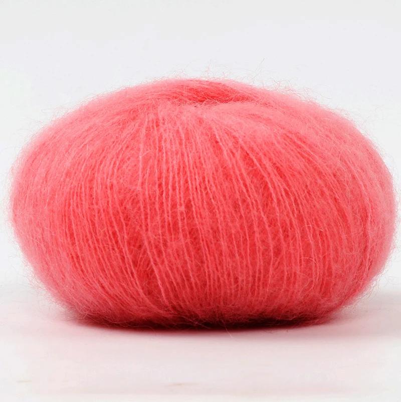 25g/Ball Mohair Hand-woven Diy Material Package Yarn Crochet Skin-Friendly Baby Wool Thread for Knitting Wool Sweater Shawl Yarn