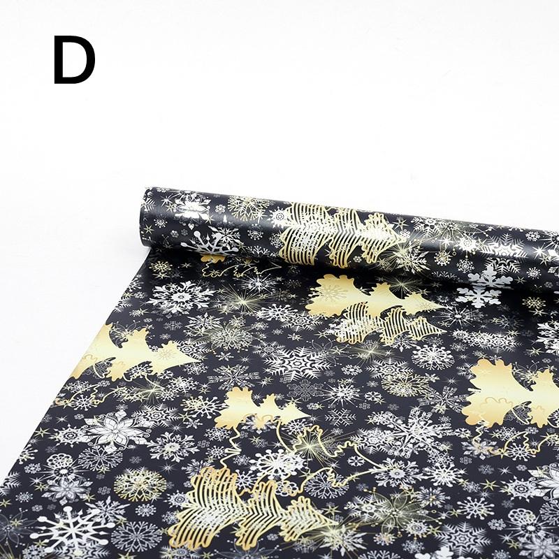 1 Roll Wrapping Paper 17Inch X 118Inch Gift Wrap, Christmas Wrapping Paper, Kraft Paper - Black Pinecone Xmas Gift Kraft Paper