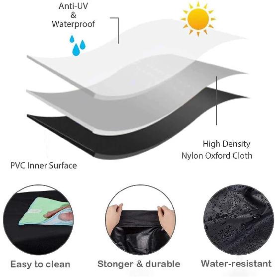 WB WEIRDBEAST Foosball Table Cover Soccer Table Cover Waterproof All Protection Outdoor/Indoor UV Resistant