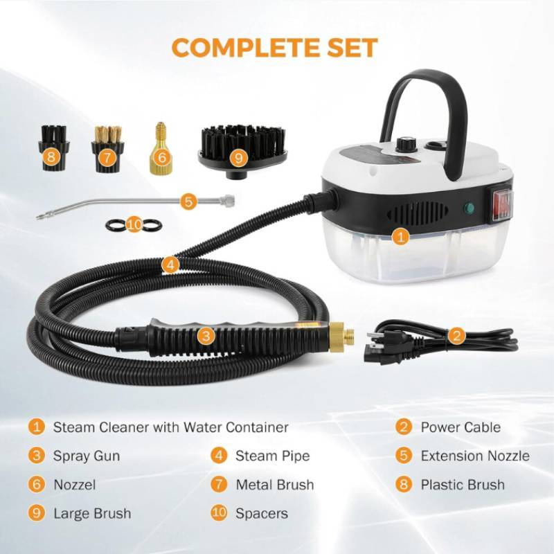 Steam Cleaner High Temperature Pressure For Kitchen And Bathroom Deep Cleaning Home Use