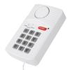 Sistema de alarme de porta com 3 configurações, teclado de segurança com botão de pânico para escritório doméstico