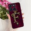 Fashion Crown Letter Case For Motorola Edge 70 / Moto X70 Air 5G Soft Black Silicone Back Cover For Motorola Edge70 Phone Cases