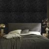 Black, graphite and navy blue glitter wallpaper for living room and bedroom 50x1000
