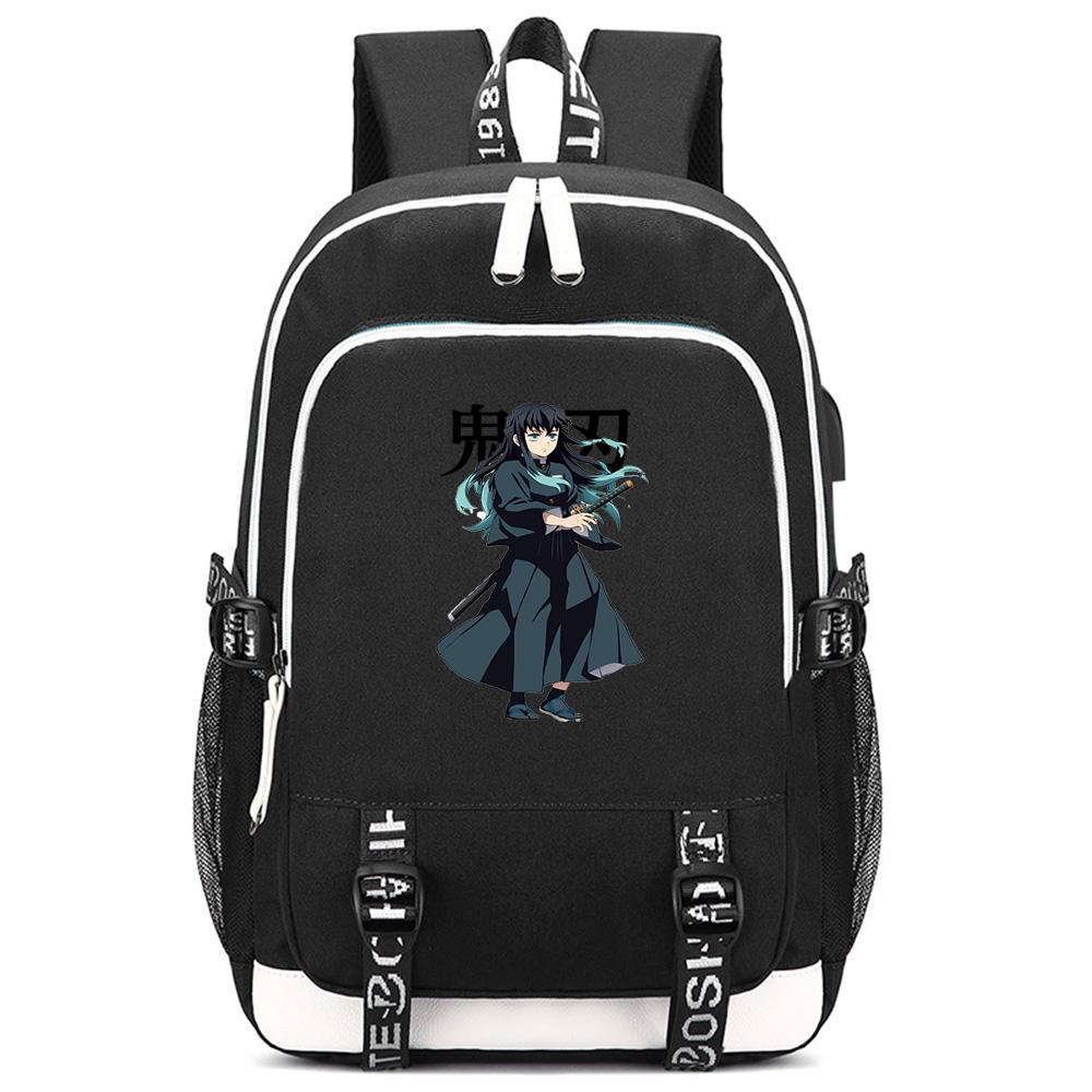 Süßer Cartoon Dämonentöter Aufdruck Rucksack Große Kapazität Schultasche Student Schultasche Outdoor Laptop Reisetasche Geschenk