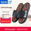 Men's Rotating Tai Chi Massage Slippers – 2024 Summer Anti-Slip Indoor Acupoint Foot Therapy.