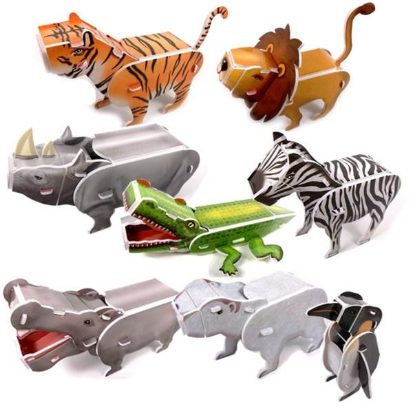 

Трехмерная головоломка Cracker Plus Animal Series, 8 видов корейских стереоскопических головоломок