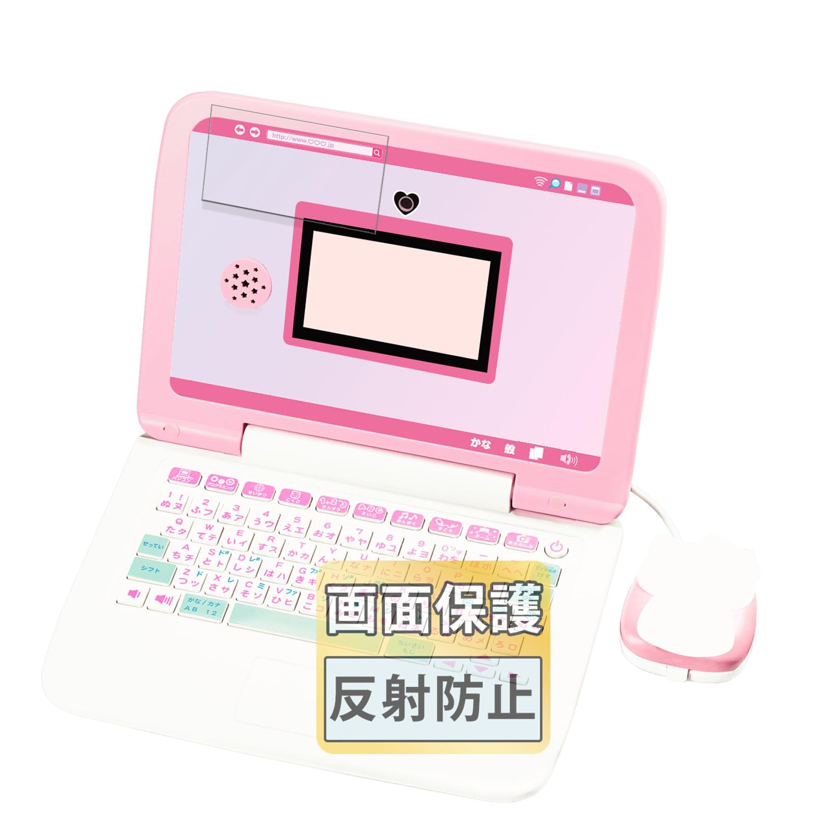 FILMEXT Кавайная пленка для украшения камеры и мыши Sanrio Персонажи Защитная пленка для экрана ПК, Сделано в Японии, Антибликовая, Защита от отпечатков пальцев, HAOD00072