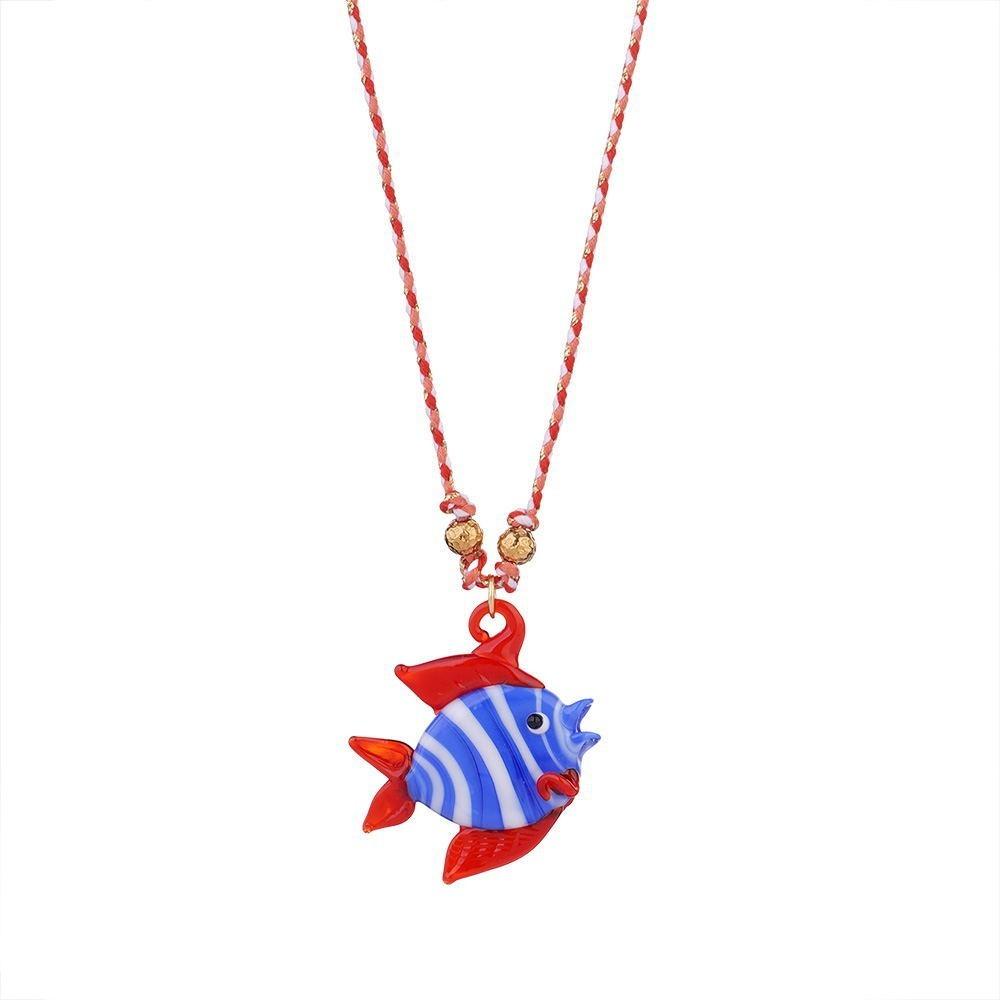 Childishness Tropical Fish Necklace Sea Beach Ocean Style Beach Choker  Vacation