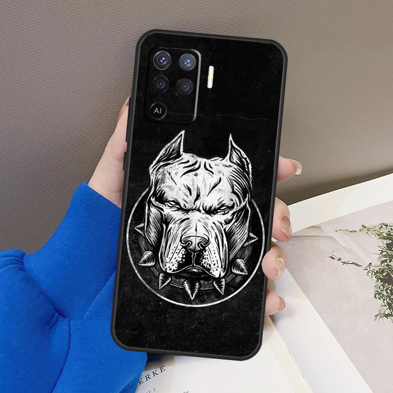 

Pitbull Dog Case For Oppo A76 A16 A96 A17 A18 A60 A80 A40 A38 A58 A78 A98 A94 A74 A54 A15 A57 A77 A5 Pro OPPO A40 A40m