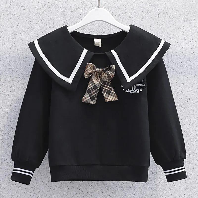 Frühlings-/Herbst Karierter Schuluniform Rockanzug für Mädchen - Schicker Lässiger JK-Stil Zweiteiler