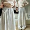 Damen Frühling Herbst Y2K Kleidung Dicker Strick Hohe Taille Baggy Casual Hosen Hosen Für Frauen Jogginghose