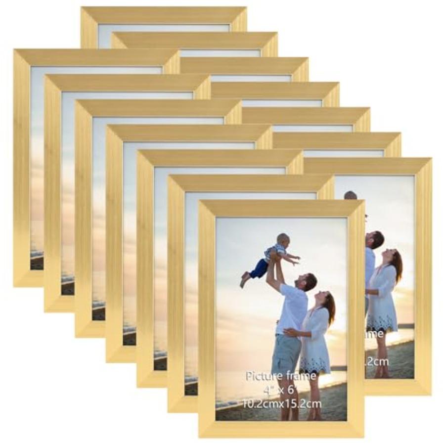 18 Packs 8.5x11 Multi Plastic Picture Frames Set with Plastic Cover Certificate Frames for Document Diploma Award Light Weight