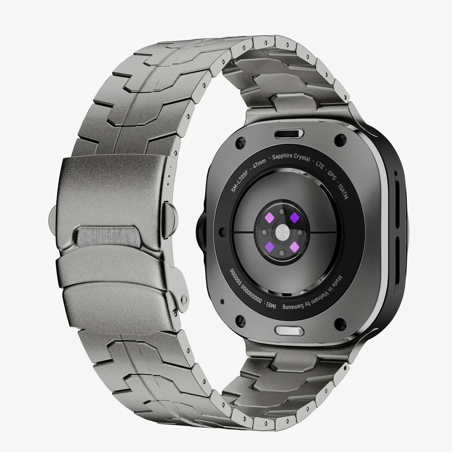 

Титановий ремінець без зазорів для Samsung Galaxy Watch Ultra 2025 47mm Металевий браслет Correa для Galaxy Watch 8-7 Ultra 47mm Galaxy Ultra 47mm