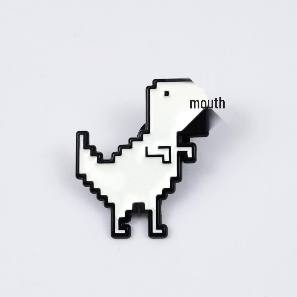 Cute Cartoon Animal Brooch - Denim Cat, Moon Rabbit Metal Badge for Backpacks