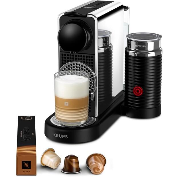 Капсульная кофемашина Krups XN 630D CitiZ & Milk platinum