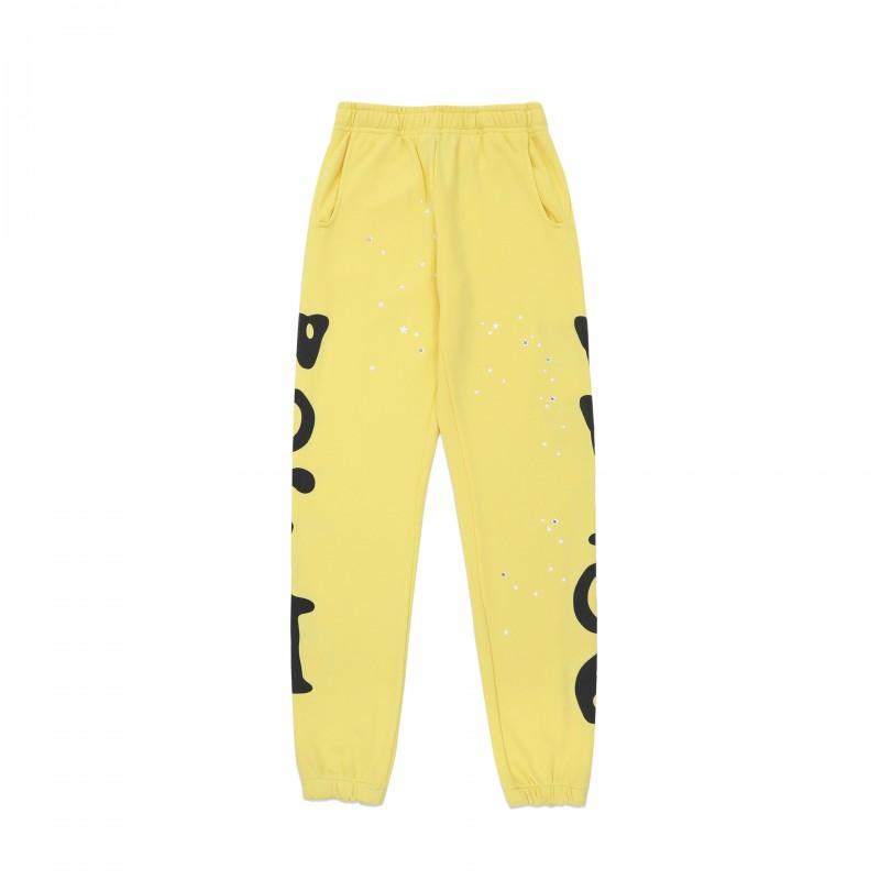 Sp5der Mikina Oversized Bavlněný Pulovr S Pěnovým Potiskem Písmen Unisex Streetwear Mikina Pro Teenagery Dospělé