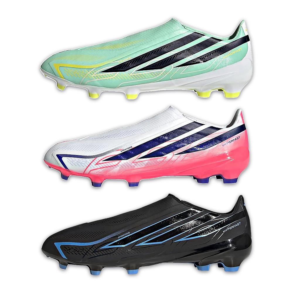 Футбольные бутсы adidas F50 Hyperfast League Без шнурков Для твердого грунта Текстильный верх Haloskin OMM50