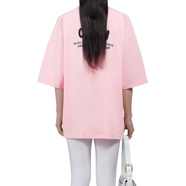 Balenciaga T Shirt Women's Pink 620941TIVG91900