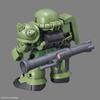 SD Gundam Cross Silhouette Zaku II plastic model color-coded