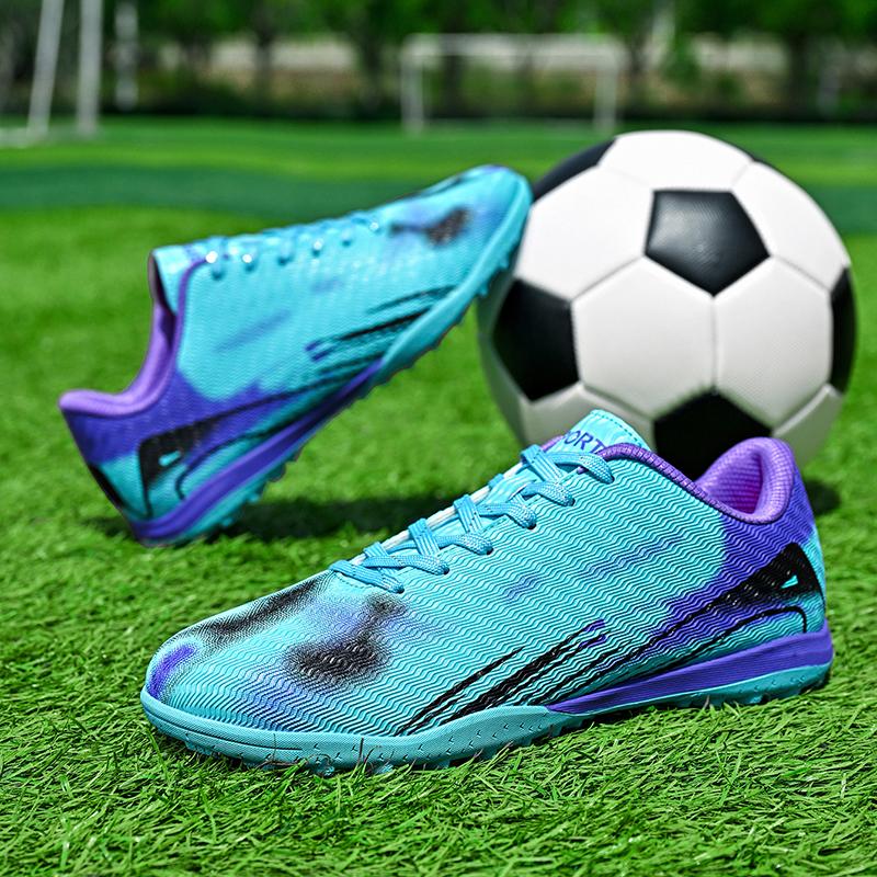 Low Top Soccer Shoes TF  Artificial Grass Men's Outdoor Sneakers Training Shoes Indoor Five-a-side Sports Shoes