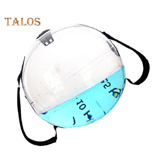 Water Weights Aqua Bag with Handle Transparent PVC Fitness Water Ball Weighted Inflatable Strength Training Sandbag Alternative Exercise Water-Filled