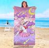 S-Sailor M-Moon Beach Towel Bath Towels Bathroom Items Swimming Pool Spa Playa Travel Sauna Baby For Home Microfiber Gym Shower
