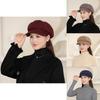 Winter Warm Outdoor Beret Hat For Grandmothers With Versatile Design For Daily Use