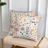 2er-Pack Off-White Mehrfarbig Aquarell Floral Kissenbezüge Doppelseitiger Druck Schmetterling Kissenhüllen Heimdeko Für Sofa