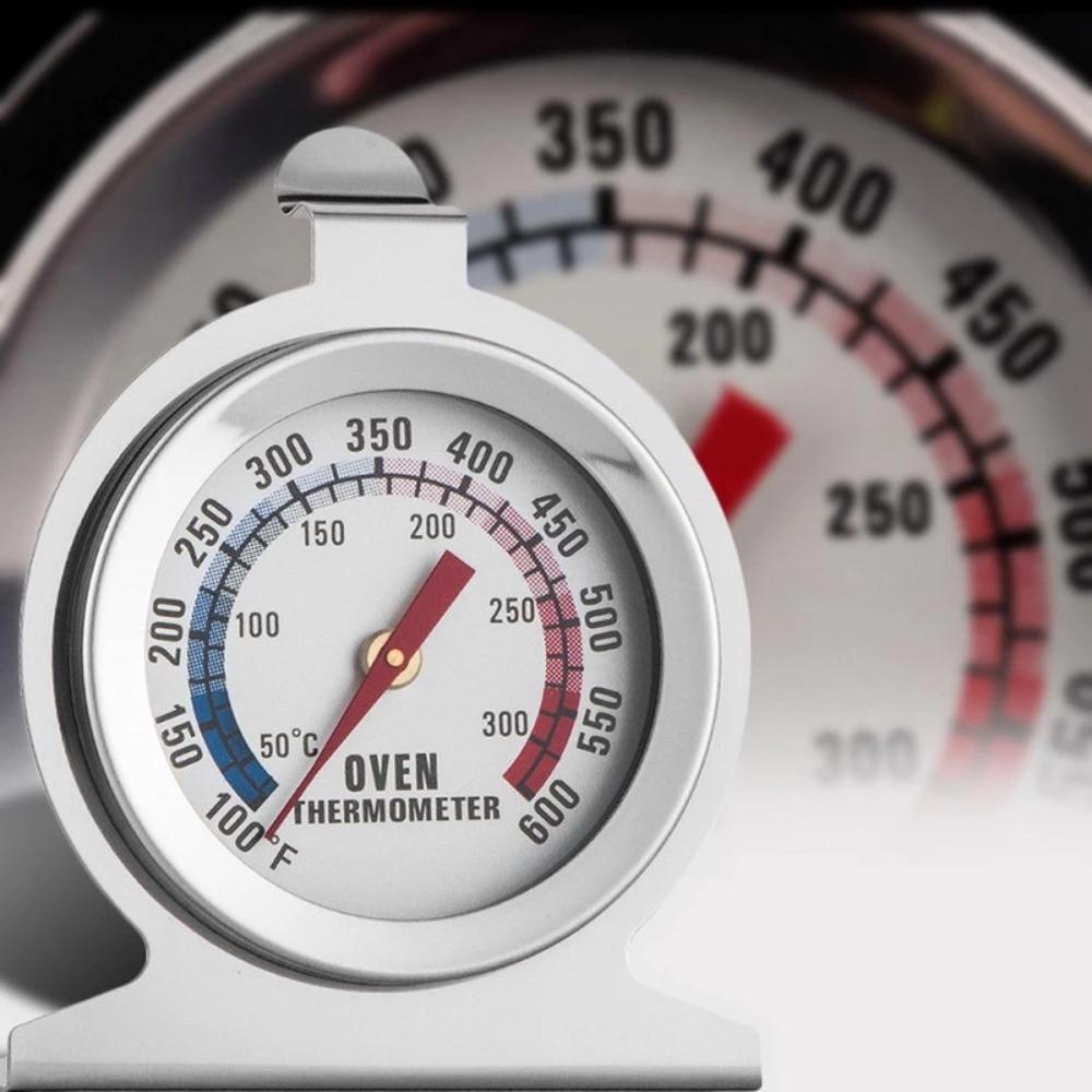 50-300°C Küchenthermometer für Ofen Lebensmittel Fleisch Temperaturfühler Stand-Up Zifferblatt Edelstahl Kocher Backzubehör