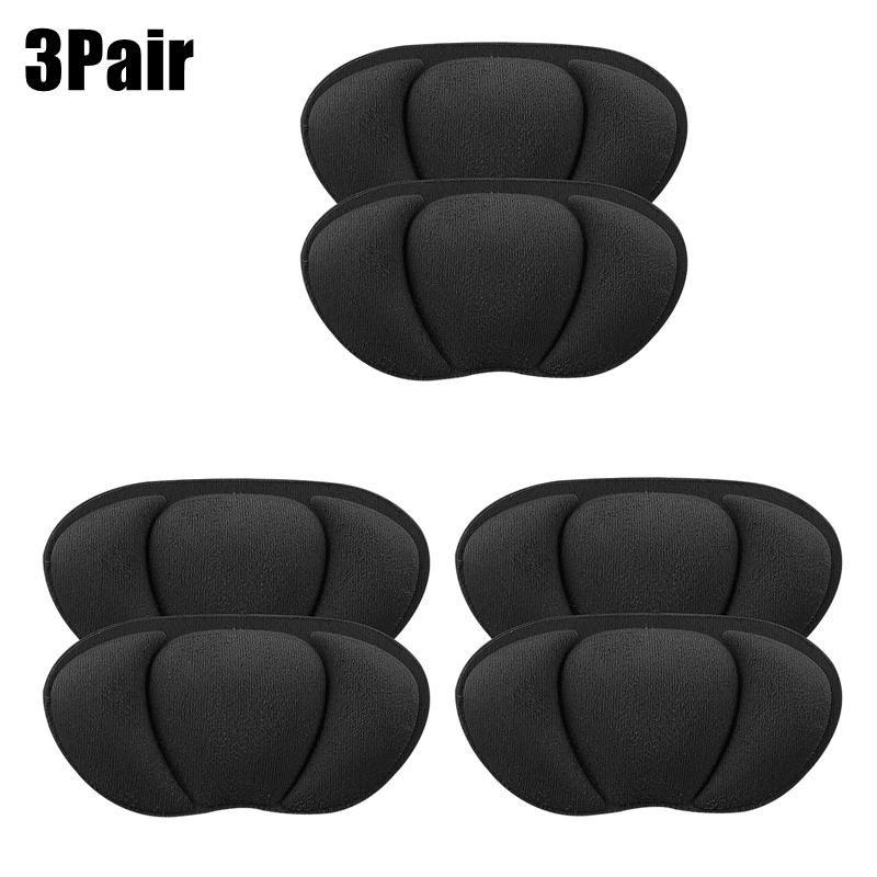 3Pair Heels Protector Insoles for Shoes Backs Heel Sticker Adjust Size Adhesive Non-slip Shoe Pads Pain Relief Foot Care Inserts