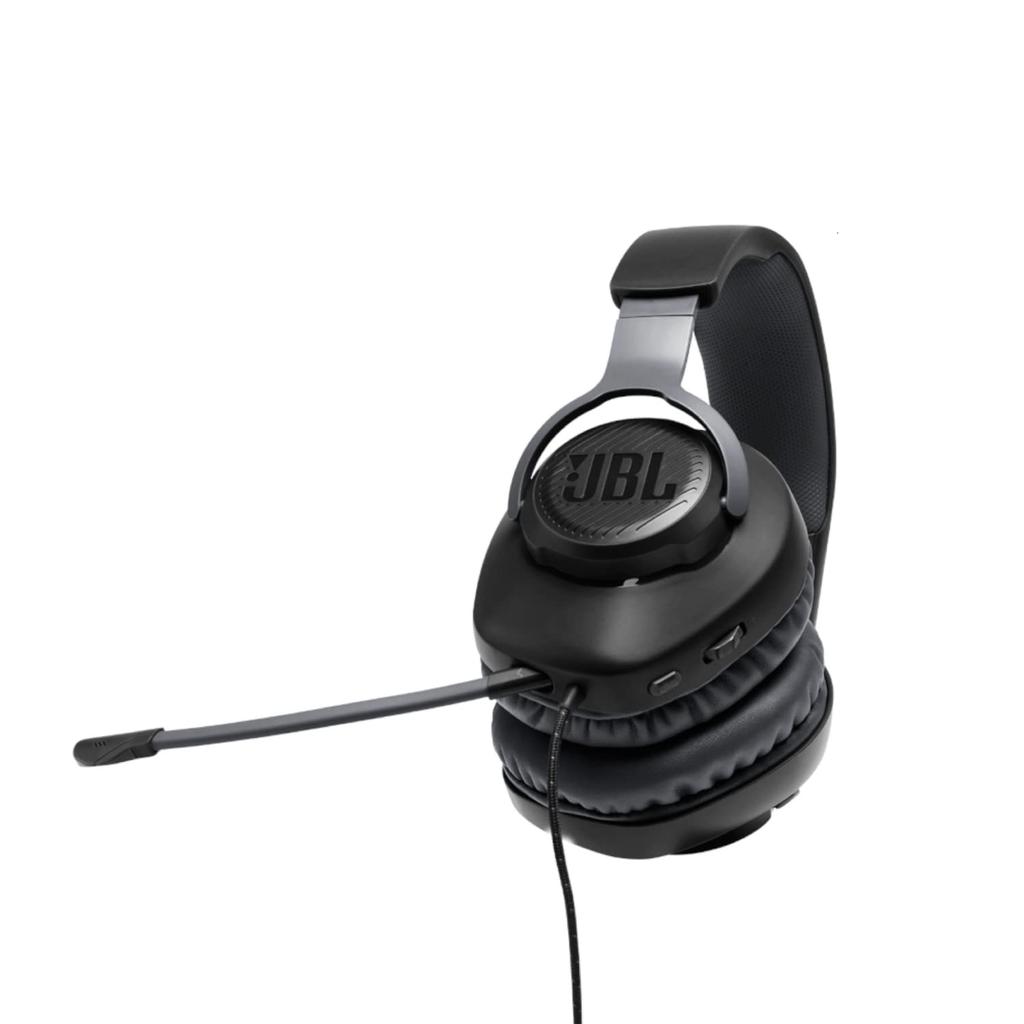 JBL FREE WFH Headset, Over-Ear, Detachable Microphone, Lightweight, Mute Function, Wired, 3.5mm/40mm Drivers, JBLFREEWFHBLK, Black