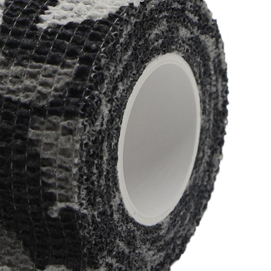 1 Roll Camouflage Tape Anti-scratches Self-Adhesive Widely Applied Military Camo Stretch Bandage Tape