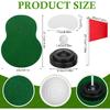 4 Set Golf Centerpieces Table Decorations Golf Party Supplies Including Ball Sand Trap Red Flag Plastic Flag Stand for Sport Themed Birthday Party