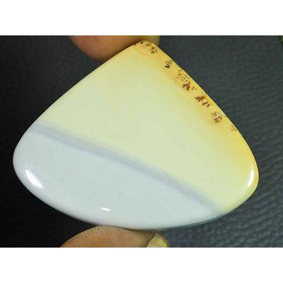 Jaspe Maligano Natural Cabochão Pera Gema Solta 92Cts. 39X39X05MM SK-3481