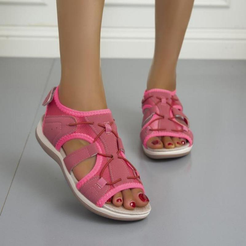 Fashion Women Sandals Hollow Out Summer Comfortable Sport Sandals Open Toe Non-Slip Cut Out Soft Female Sandalias De Mujer Plus Size 44