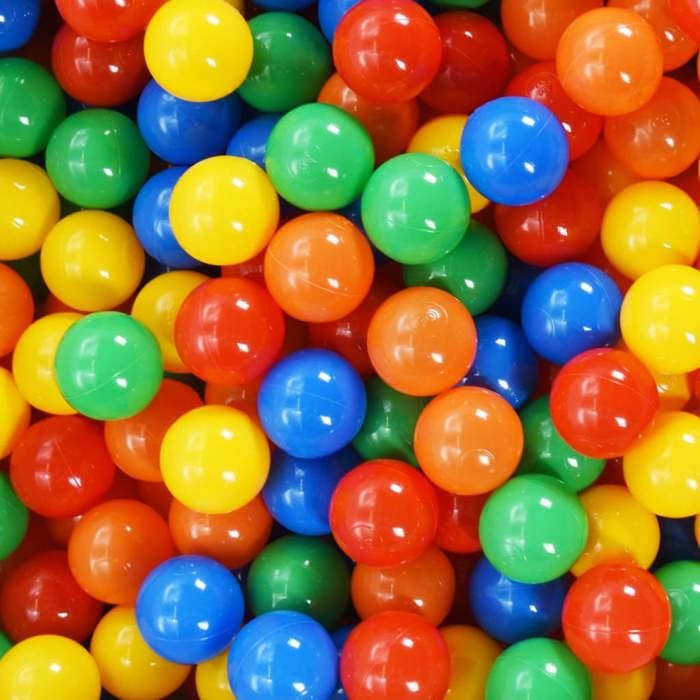 VidaXL Play Balls 500 Pcs Multicolour, Ball for Ball Pit, Plastic Ball, Playground Ball, Ball, 3102950