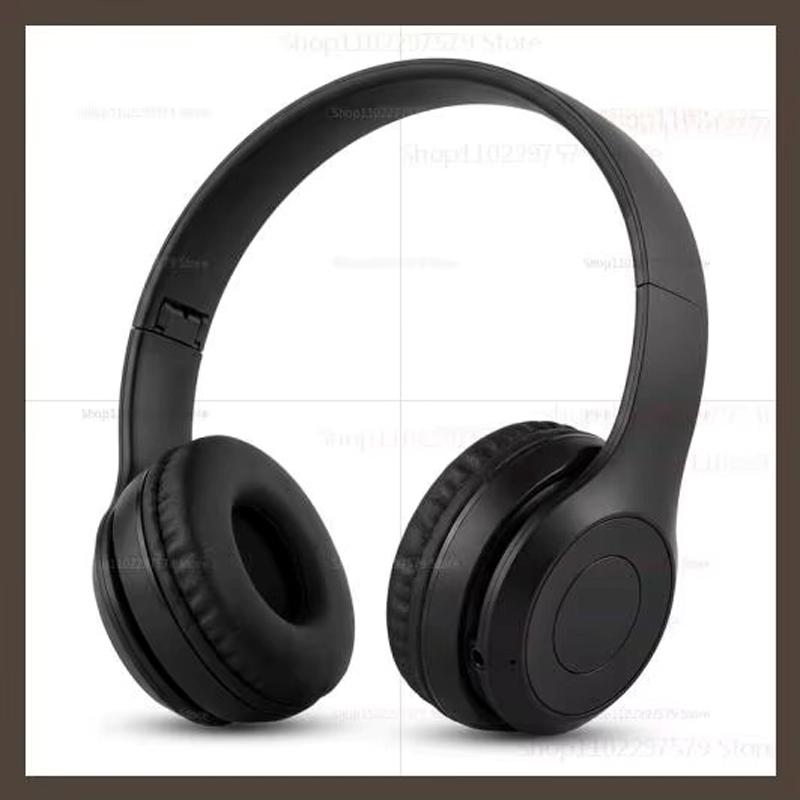 Wireless Bluetooth Headphones Head Mounted P47 Foldable Bass Sport Earphones Universal for Mobile Computer PC Gaming Running Gym