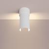 Spot Sufitowy Nowoczesny Biały Okrągły Ø10Cm Obrotowy Klosz Do Kuchni Przedpokoju 1Xe27 15W Flash Sollux Lighting