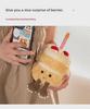 British Cute Animal Birthday Cake Plush Toy - Soft Doll Gift for Baby & Kids