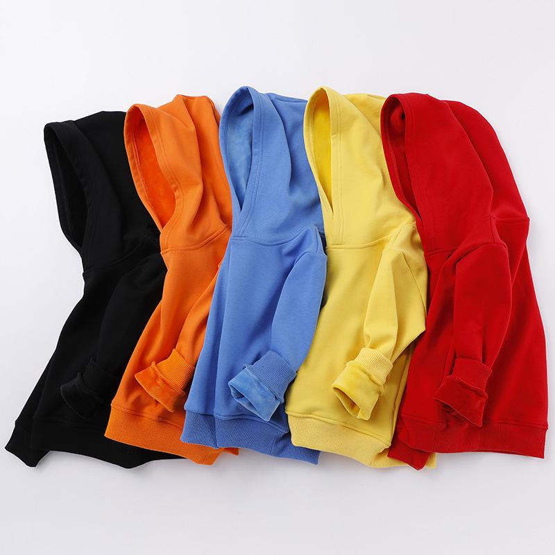 Sweat à Capuche Enfant – Hiver, Manches Longues, Couleur Unie – Confort Doux Pour Filles Et Garçons - 9