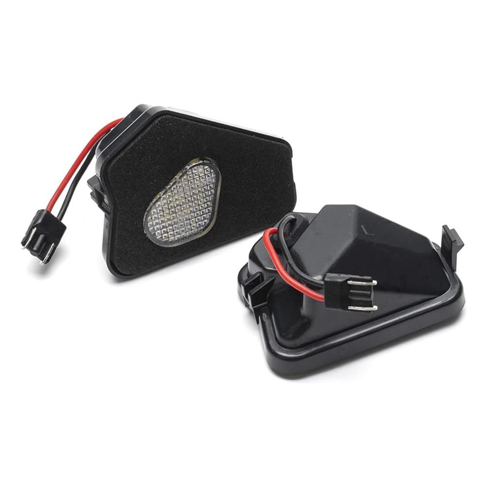 Paar Voll-LED Unterspiegel-Pfützenleuchten für Mercedes C E S CLA CLS GLK Klasse