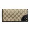 Excellent Purse GG Emblem Continental Wallet Black GG Canvas Mens 821802 Used
