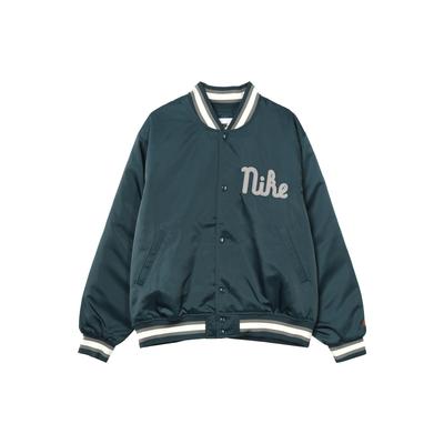 Solid Color Letter Print Concealed Button Slim Fit Long Sleeve Jacket Men Jackets Green FQ7970-328