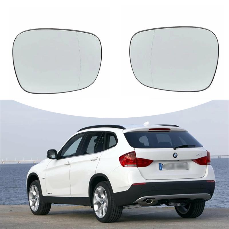 

Сменное зеркальное стекло заднего вида для 09-15 BMW X1 E84/X3 F25 Right White Mirror Heated - 2 Pins