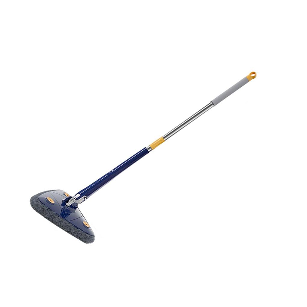 

Регулируемая выдвижная треугольная швабра, вращающаяся на 360 градусов, настенная швабра с длинной ручкой для окон, настраиваемая и эффективная уборка синий