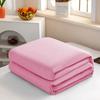 Solid-Color Flannel Blankets, Sofa Throws, Coral Fleece, Warm Bed Sheets, Nap Blankets